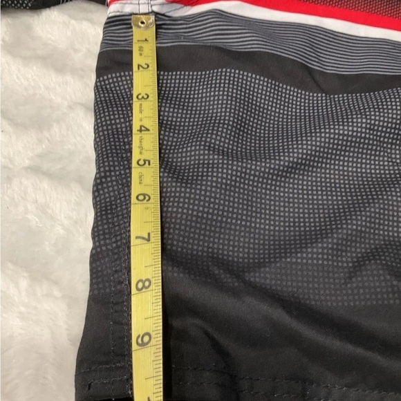 OP Mens Swim Trunks/Shorts Red/Black/Gray/White Size XL/XG 40-42 - Picture 11 of 12